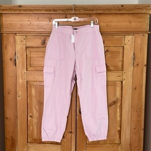 NET JCrew Cargo Joggers in Lilac
